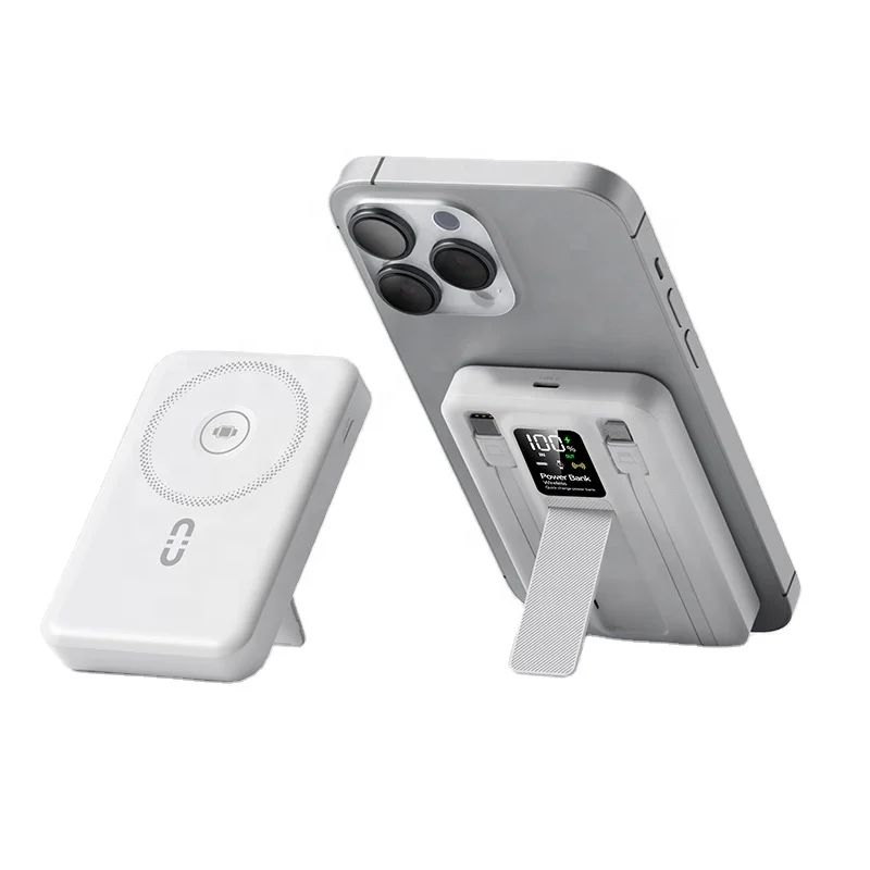 Pd20w Wireless Magnetic Battery 10000mah 20000mah Watch Power Bank