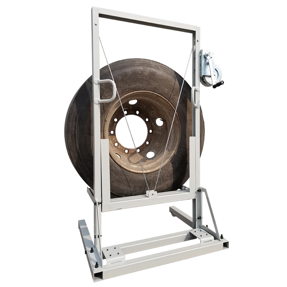 TFAUTENF 120 kg Lifting Capacity Mechanical Truck Tire Lifter for Truck Tyre Lifting