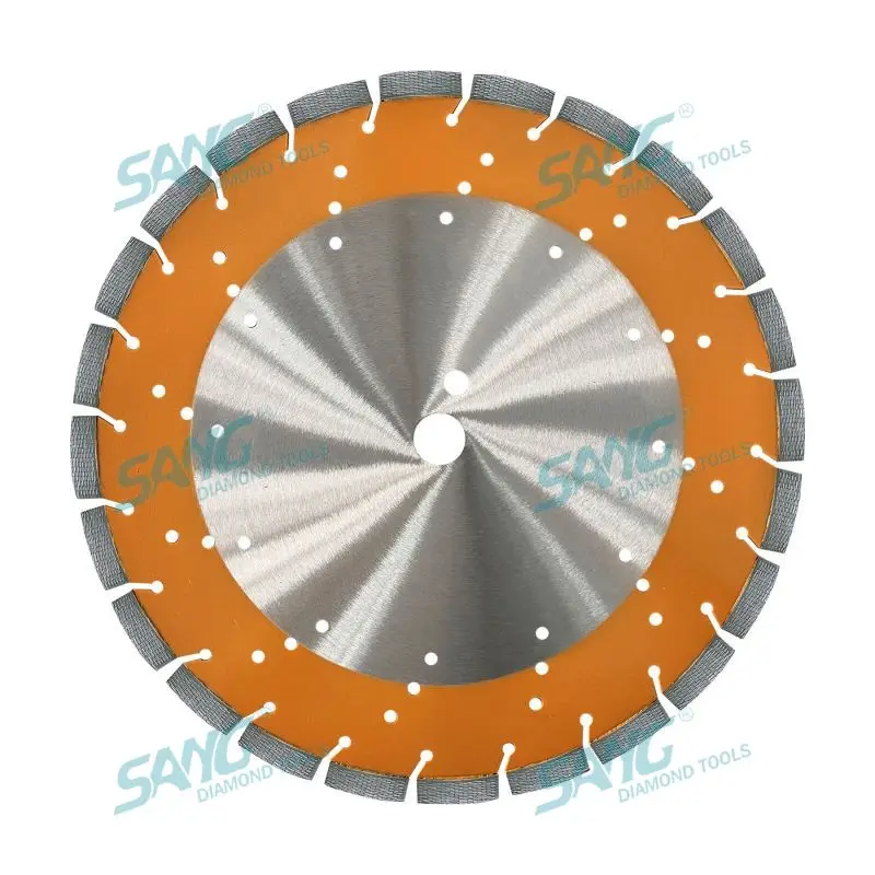 SANG 125mm Arix Segment Concrete Cutter Cutting Disc Laser Welded Diamond Saw Blade for Hard Concrete Cutting