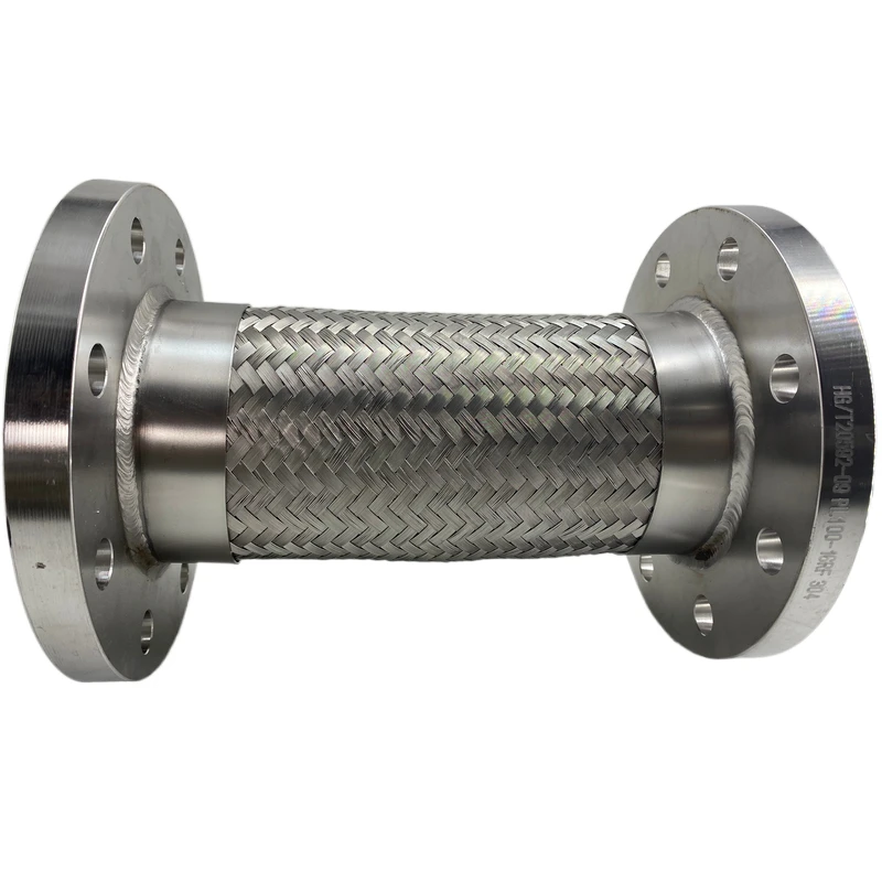 Flange Type Metal Hose Bs Braided 3 Inch Flexible Metal Hoses Flanged Bellows Expansion Joints