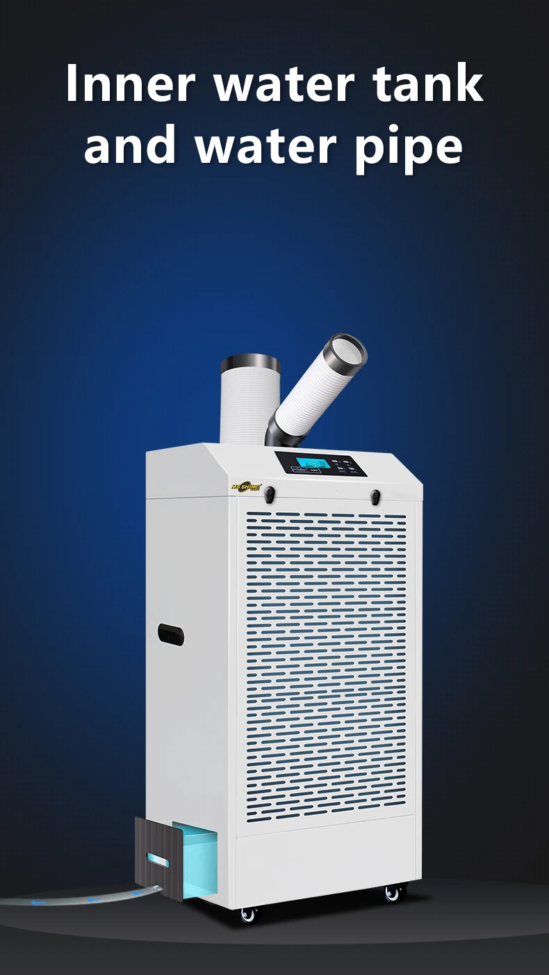 1P Portable Indoor Air Conditioning with 8L Water Tank Cooling Air Conditioner For Office Shop