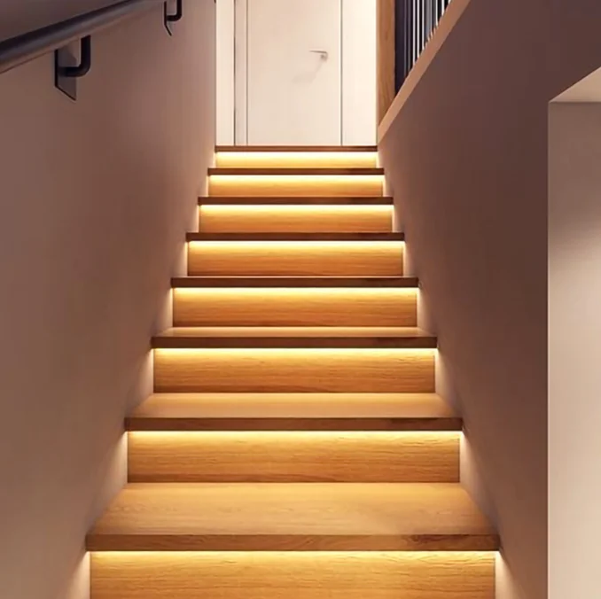Mutil Funtion 36 Steps Sensor Controller LED Stair Light With Infrared Induction Control Stair Lights