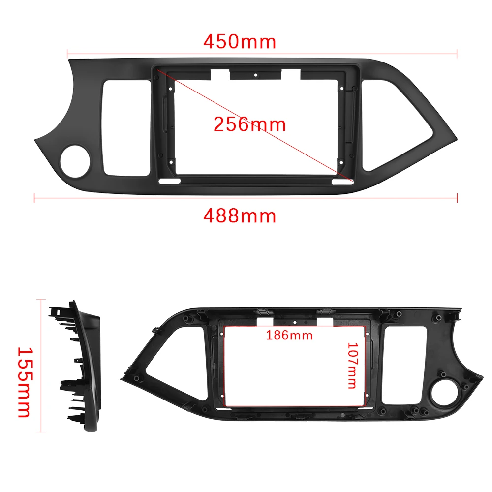 Podofo 9 Inch Car Radio Car Frame Stereo Video Panel for Kia Picanto 2012-2016 EU Stock Manufacturer