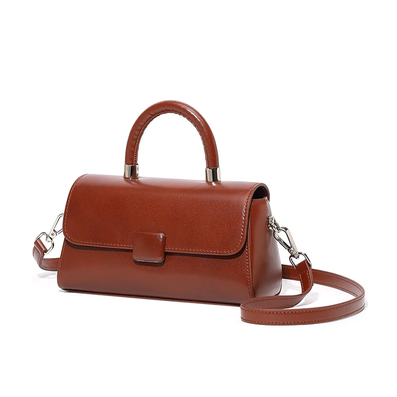 Factory Drop Shipping Lady Leather Shoulder Messenger Saddle Bags Handbags Ladies Women Soft Hand Bags Shoulder Bags