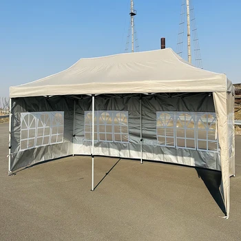 China Vendor's Waterproof Polyester Fabric Pop-Up Folding Tent Canopy for Outdoor Events Model Folding Gazebo