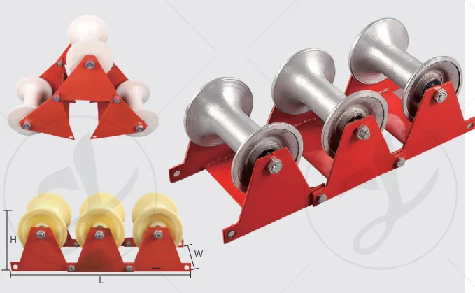 Manhole Guide Corner Hoop Roller Cable Trench Roller Cable Pulling Pulley Block Guide Roller