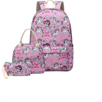 TH6011 27L 18 in waterproof dinosaur unicorn toddler kindergarten student boy girl backpack nurse travel cute cartoon school bag
