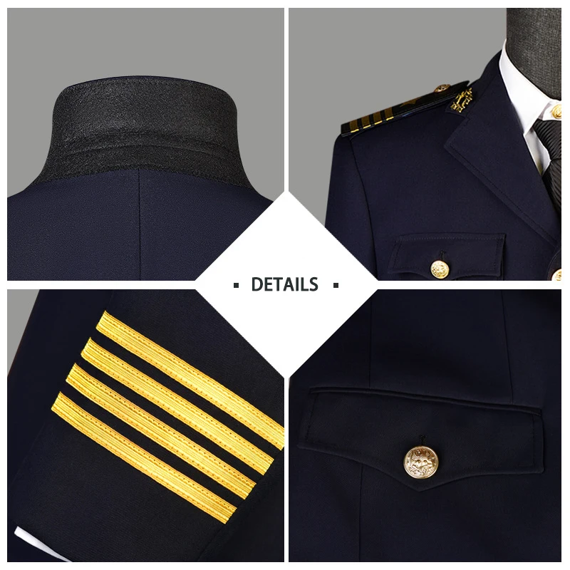 Hot Selling Custom Made Security Guard Ceremony Officer Uniform Suits