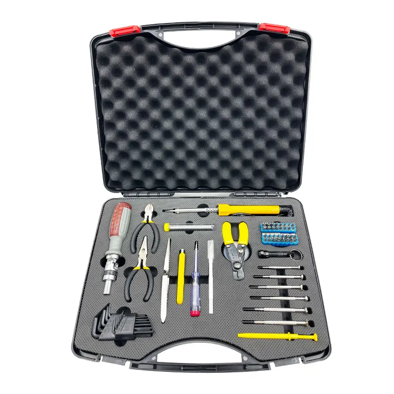 Kico 56-Piece Computer Networking Tool Kit with Special Pliers and Telecom Parts All-in-One Set in Plastic Box Networking Tools