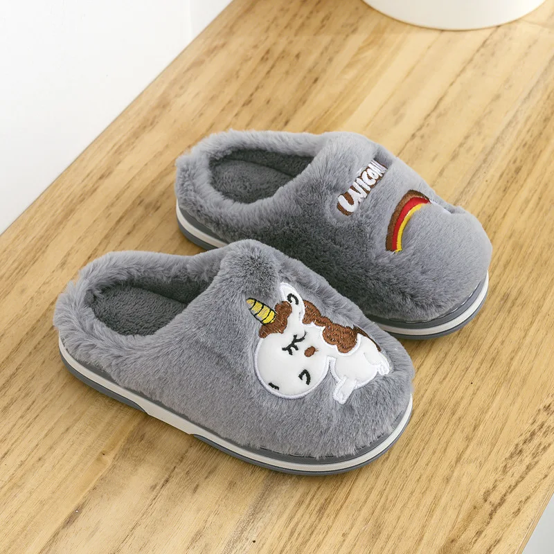 Pantufa Infantil De Unicórnio,Sapatos Para Meninos E Meninas De Inverno Com  Desenho De Algodão - Buy Chinelos Bonitos Para Meninas,Bonito Chinelos De  Inverno Para Crianças,Crianças Dos Desenhos Animados Chinelos Product on  Alibaba.com