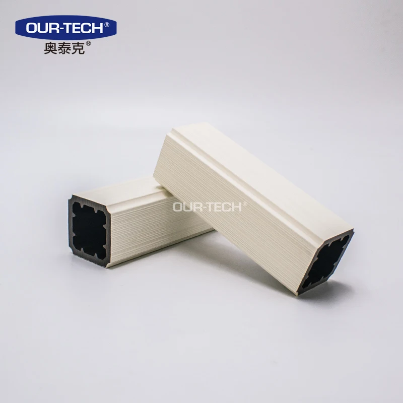 Outdoor Wpc Balustrade Porch Stair Handrail Wood Plastic Co-extrusion ...