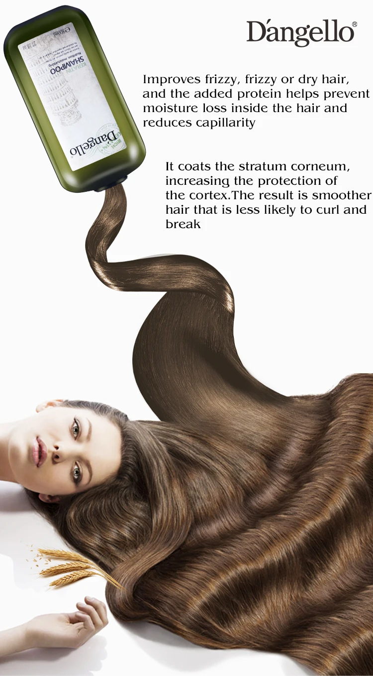 Dangello Organic Keratin Shampoo And Conditioner Set Hair Formula For