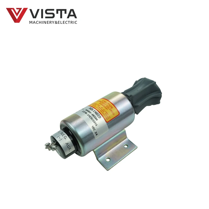 Fuel Solenoid Valve 12V Diesel Engine Shutdown Solenoid 2370-24ESU1B5S