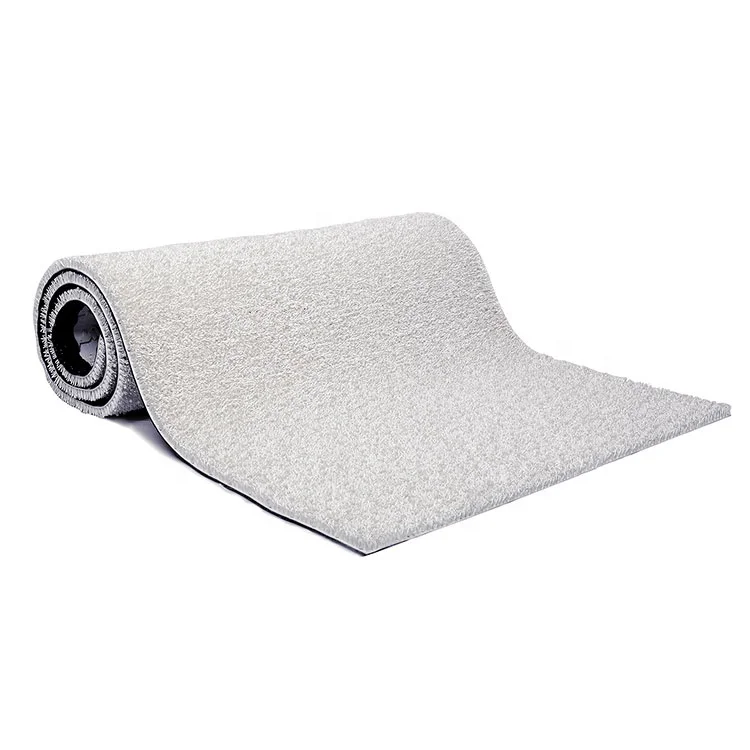 Factory manufacture free sample white or green artificial dry slope mat for skiing