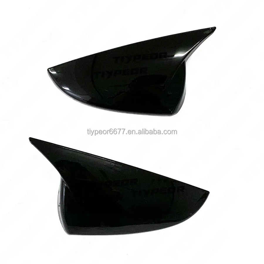 product premium glossy black car rearview mirror cover shell trim   for lexus es 2012   2018   enhances side door appearance-6