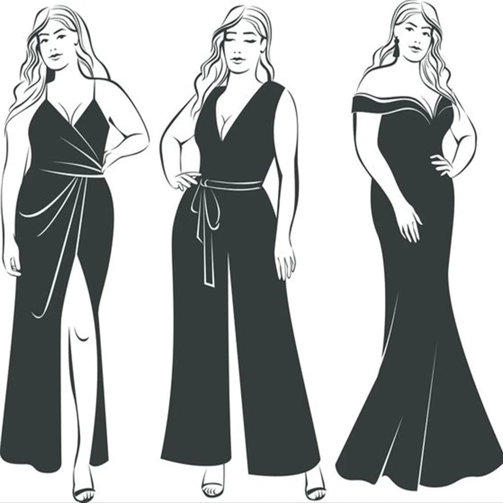 High Quality Women Apparel Factory Plus Size Women's Dresses Custom Made Plus Size Women's Clothing 