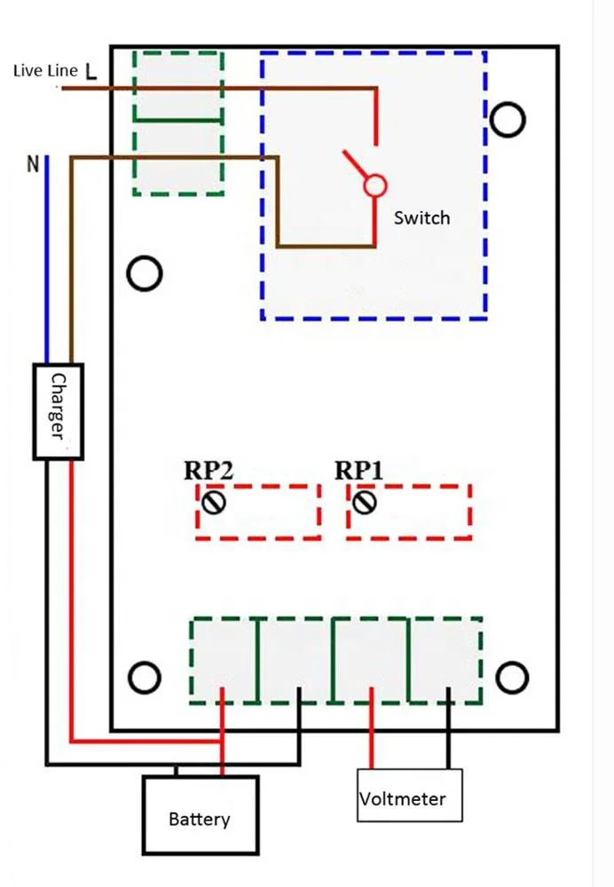 XH-M604 DC 6V a 60V 30A Batteria di accumulo e modulo di controllo della carica della batteria XH-M604 DC 6V a 60V 30A Batteria di accumulo e modulo di controllo della carica della batteria