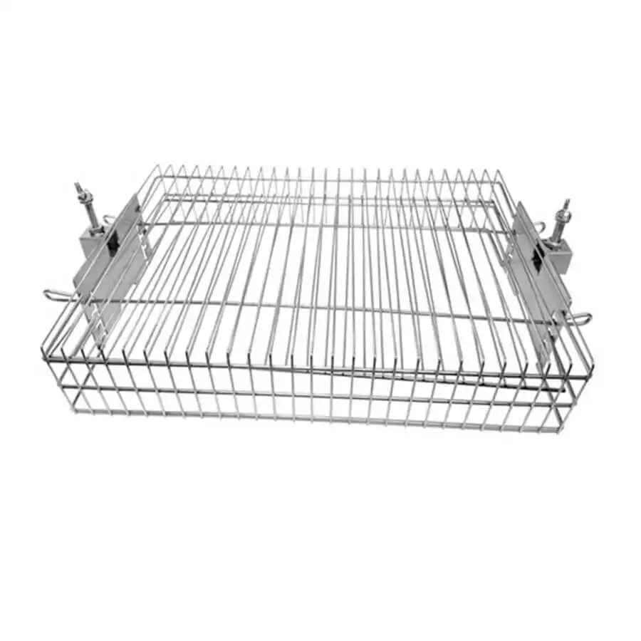 BBQ Large Spit Rotisseries Roast Chicken Vegetable Stainless Steel Basket
