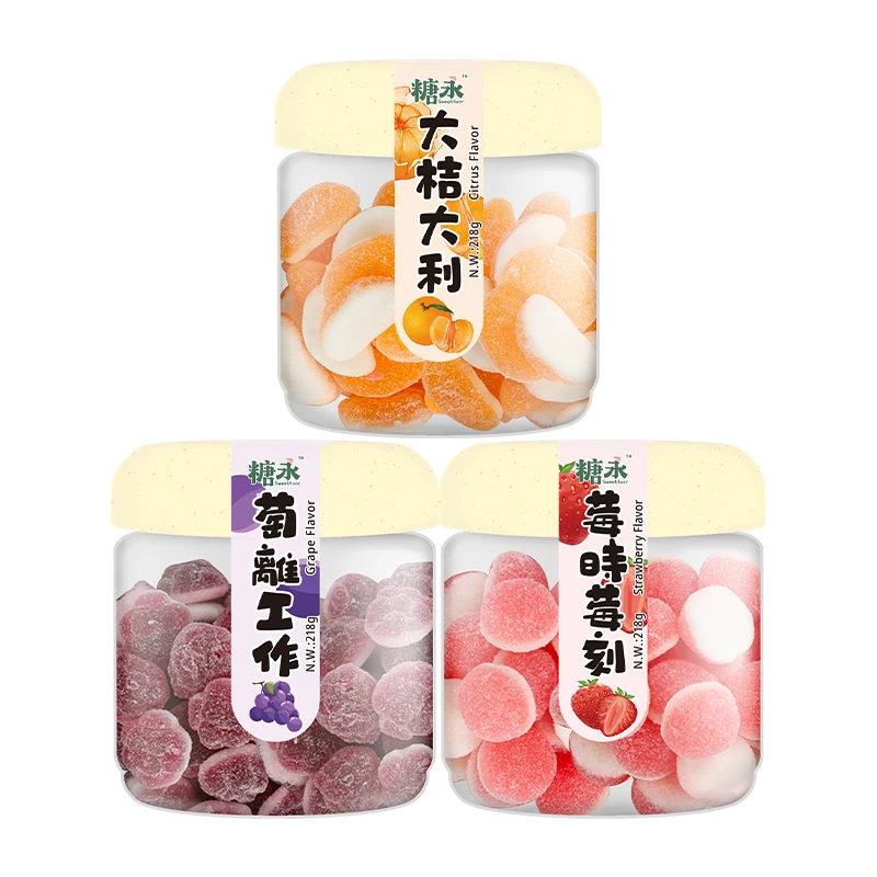 Bulk Wholesale Assorted Sugar Coated Candy Gummies Supplier Fruity
