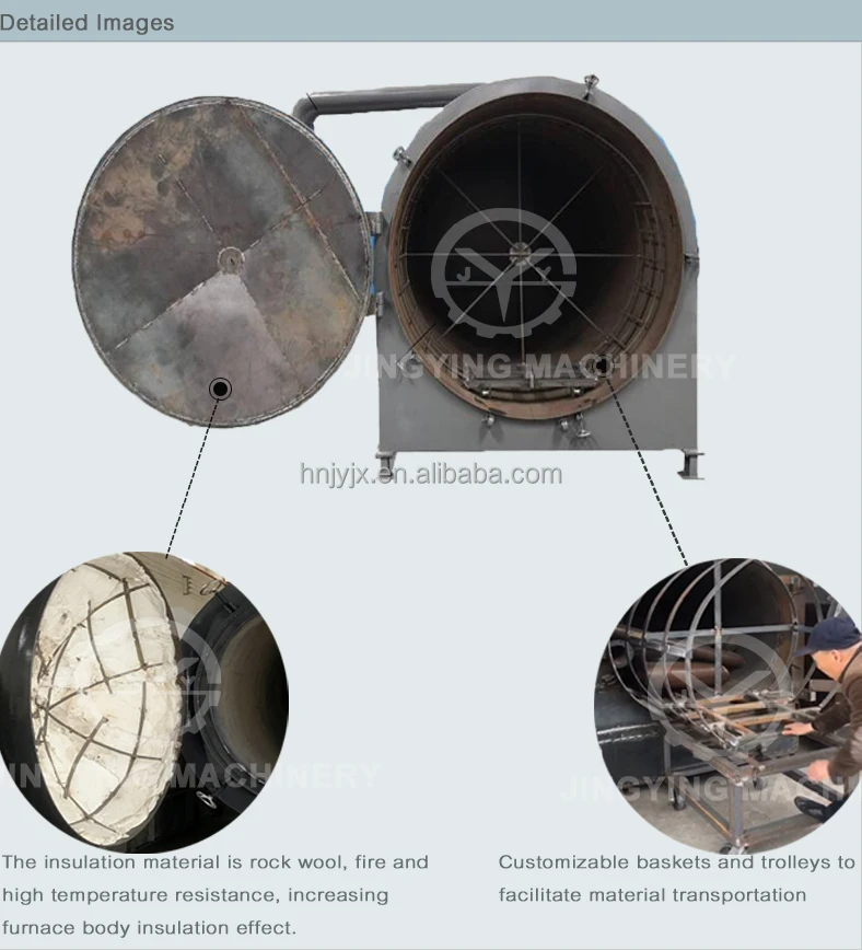 Smokeless Charcoal Machine Biochar Kiln Carbonization Stove To Make