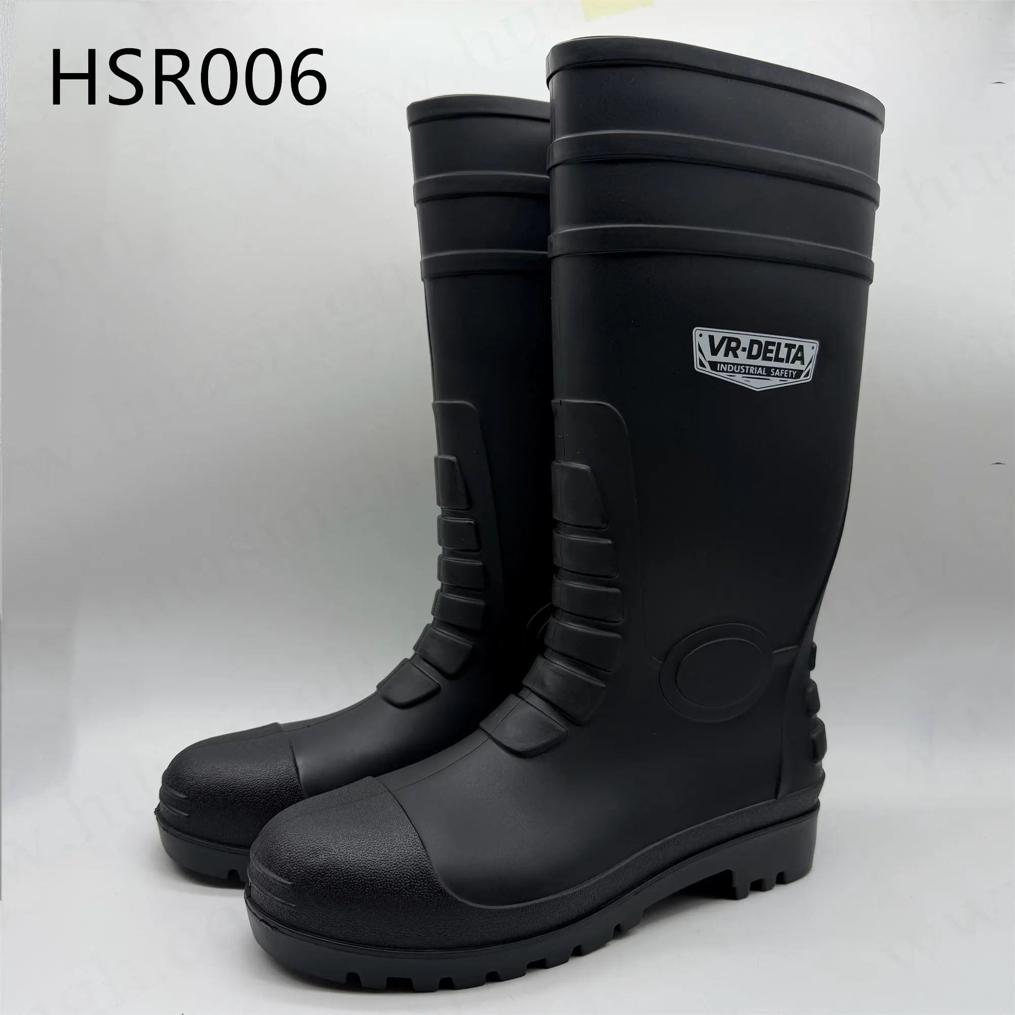 LXG,Orchard Harvest Steel Toe&midsole Insert Black Gumboots Hiking in Wet Areas SRC Standard Rubber Boots in Kenya HSR006
