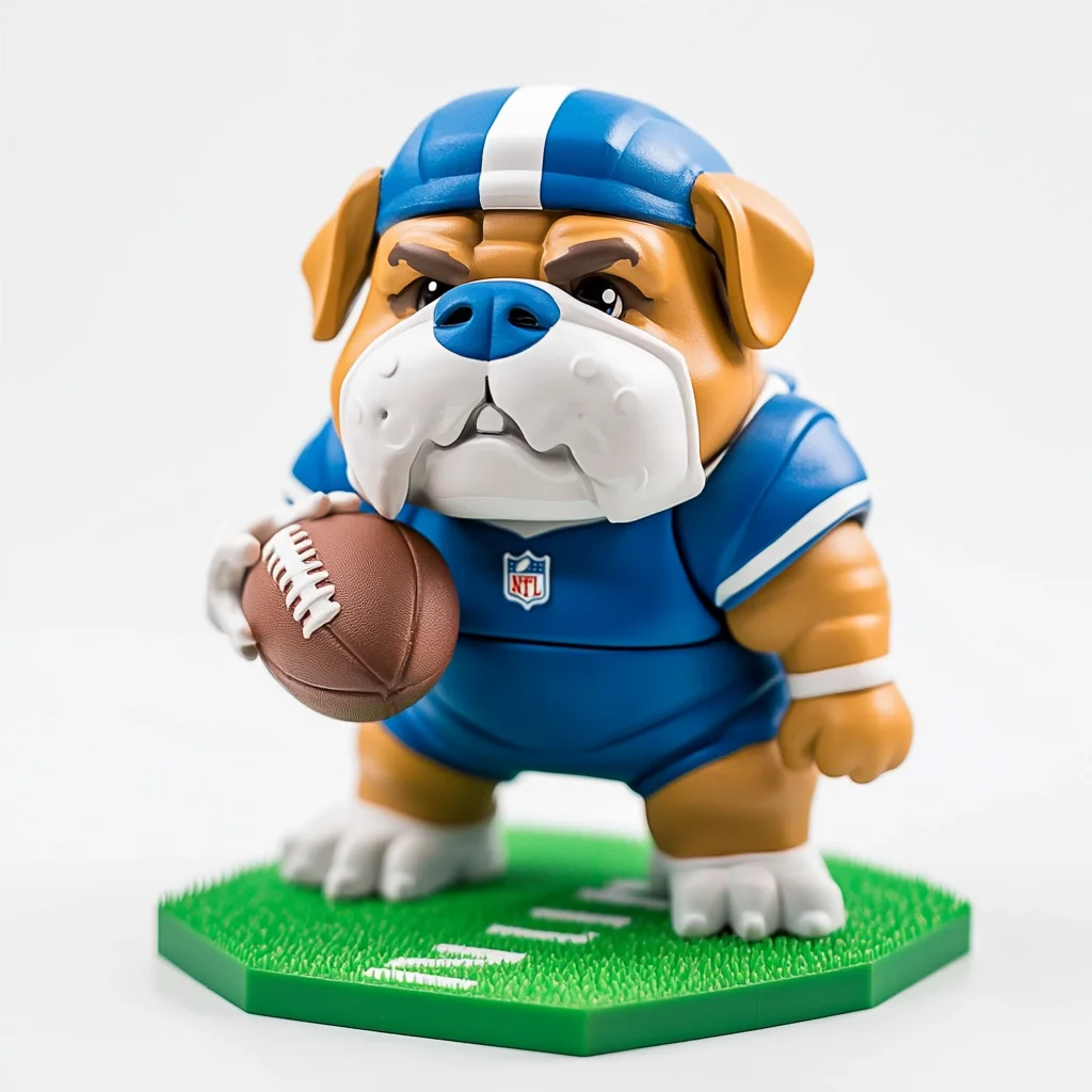 Custom New Style Small PVC Vinyl Figure Designer Cartoon Plastic Collectibles Football Action Figure
