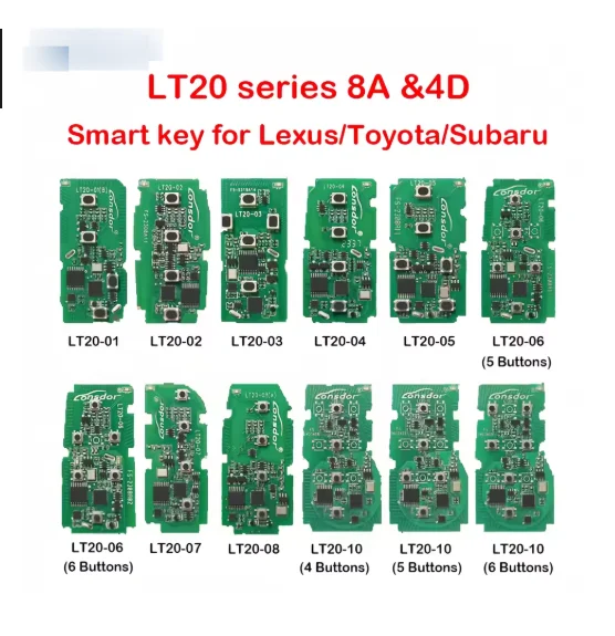 SMART スマート LEDSET TOYOTA C- R SET106 440 Lonsdor LT20-01 Universal Smart Remote PCB 40 / 80 Bit for Toyota