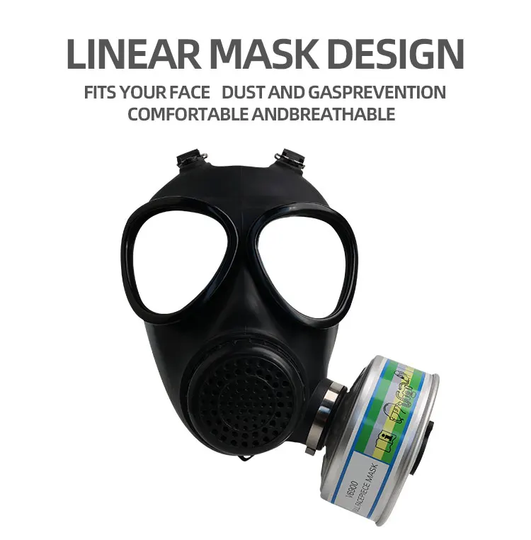 Vaultex Full Face Gas Mask Anti Nuclear Radiation Chemicals Gas Mask ...