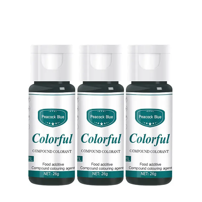 Cocosir New Type Peacock Blue Food Coloring Gel for Cakes Low Price  Concentrated Pigment Liquid Icing Food Color Dye