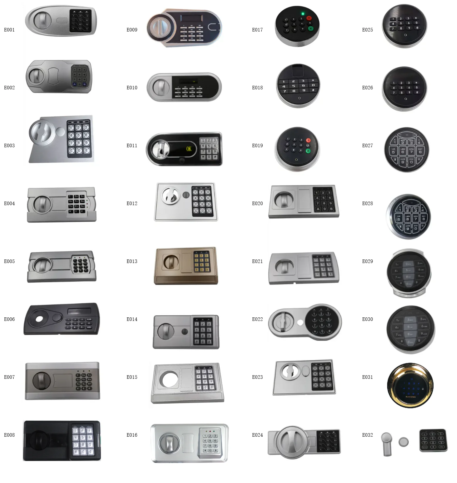 Digital Door Lock Electronic Combination Lock Security Safe Box Locker ...