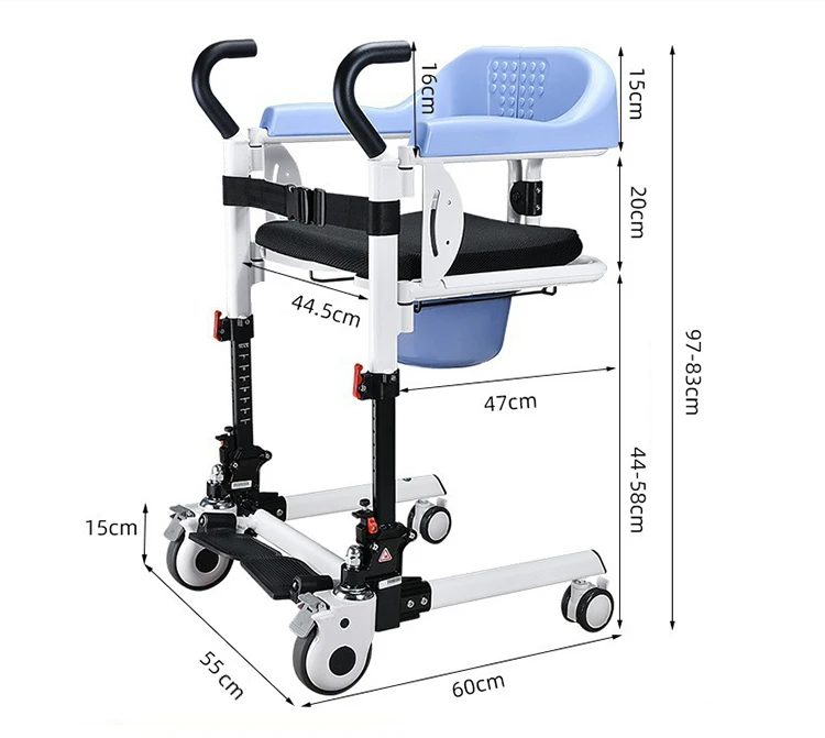 Manual Moving Disabled Patient Imove Lift Transfer Chair Transport ...