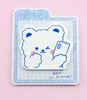 notes autocollantes mobiles ours blanc debout