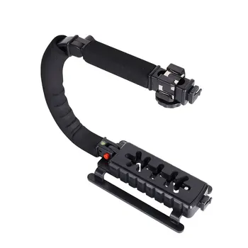 Hight Quality Photographic Equipment U/C Shape Portable DV Stabilizer for DSLR Camera and Smartphone Mobile Phone detail image