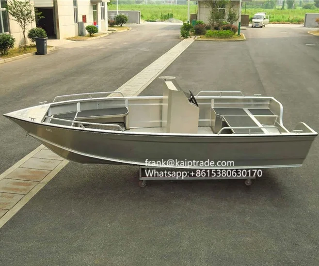 18ft Aluminum Boats Saltwater Fishing Center Console Speed Fishing Boat ...