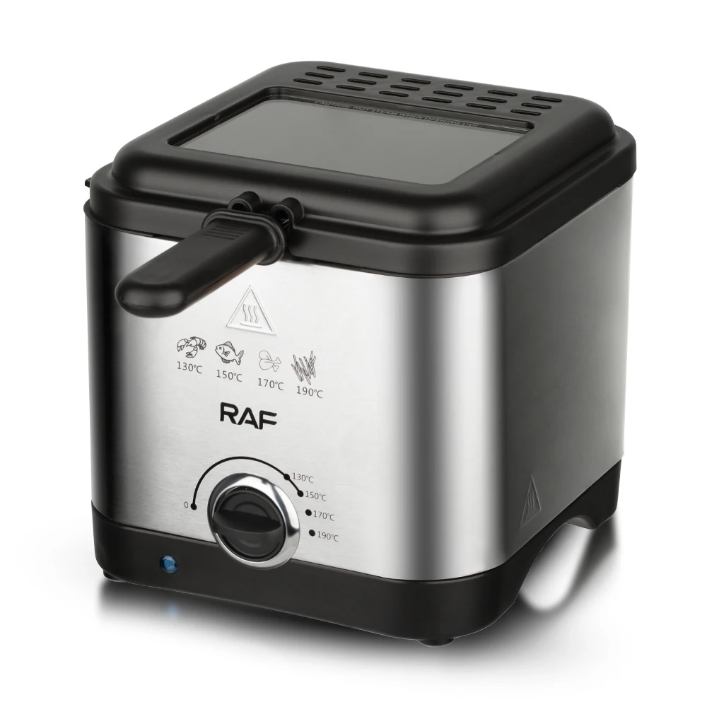 1000W Electric Deep Fryer with 2L Capacity, Thermostatic Control