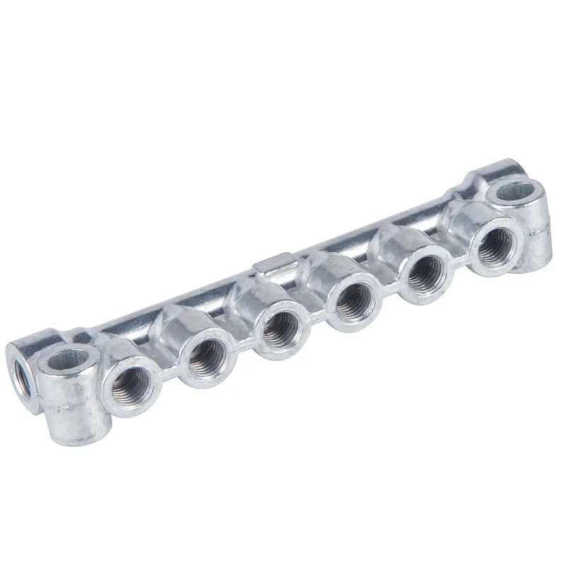 TEBAK Lubricating Distributor Centralized Type a Resistance Distributor Zinc Alloy Oil Circuit Fixed Connector Distributor Block