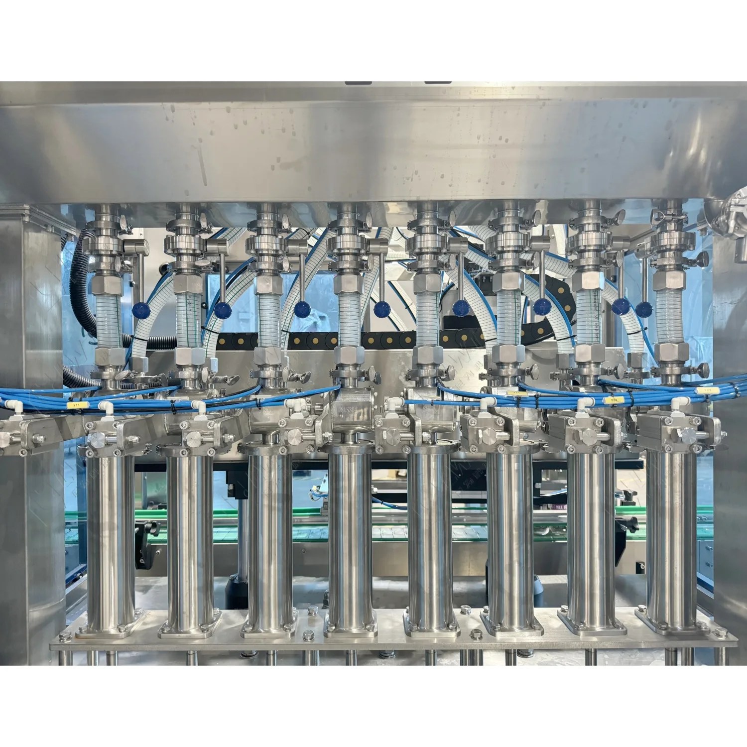 Automatic 8 Heads Paste Filling Machine for Mayonnaise Peanut Butter