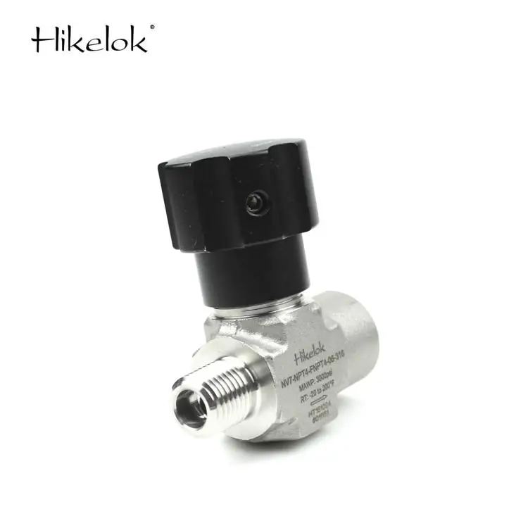 Factory Custom Swagelok Type 3000 Psig Straight Angle Pattern  Integral-Bonnet Needle and Metering Valves for Fuel Systems