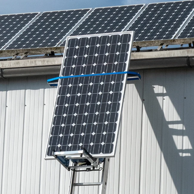 YF Customized Solar Panel Ladder Lift 18m 59FT PV Modules Ladder Hoist for Commercial Installation