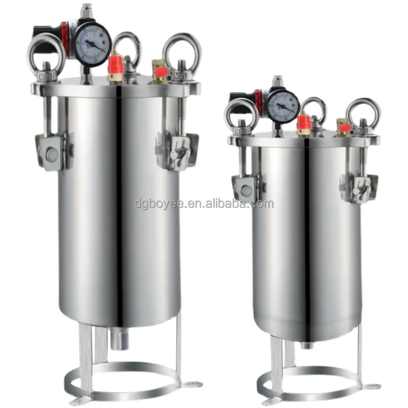 ya 26 2L Dispenser Pressure Tank 304 Stainless Steel Glue Storage Tank Pressure Valve main image 1
