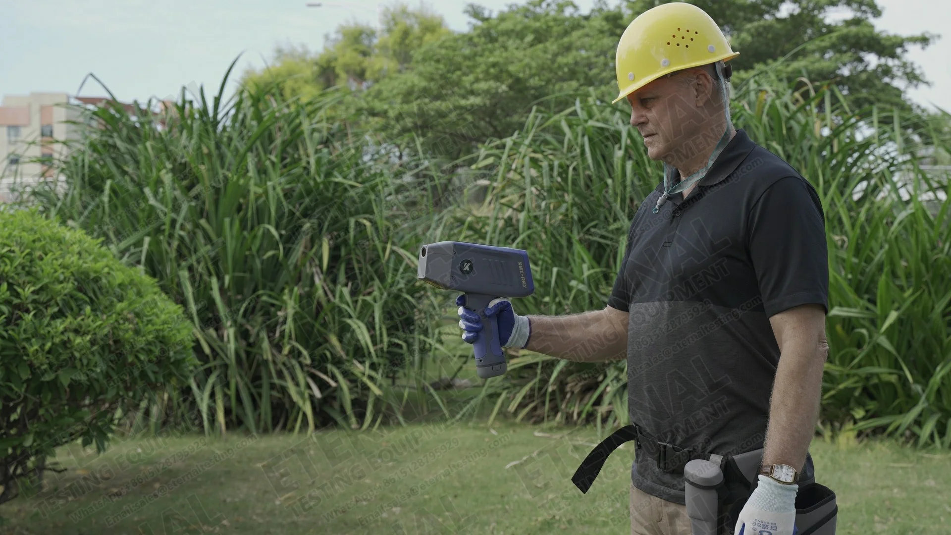 Portable XRF Spectrometer for Metal Analysis 1 Year Warranty for Soil Heavy Metal Electronic Testing Machine Usa