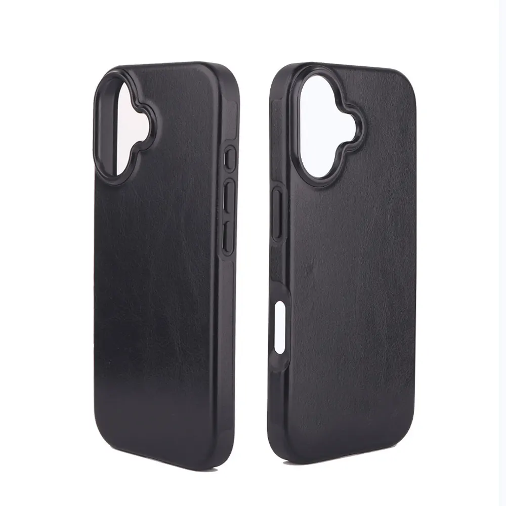 Laudtec PUレザースマホケース iPhone 17 Air 17 Pro Max マグネット充電 ピュアカラー 軽量 ラグジュアリー カスタマイズ可能 Sjk1075