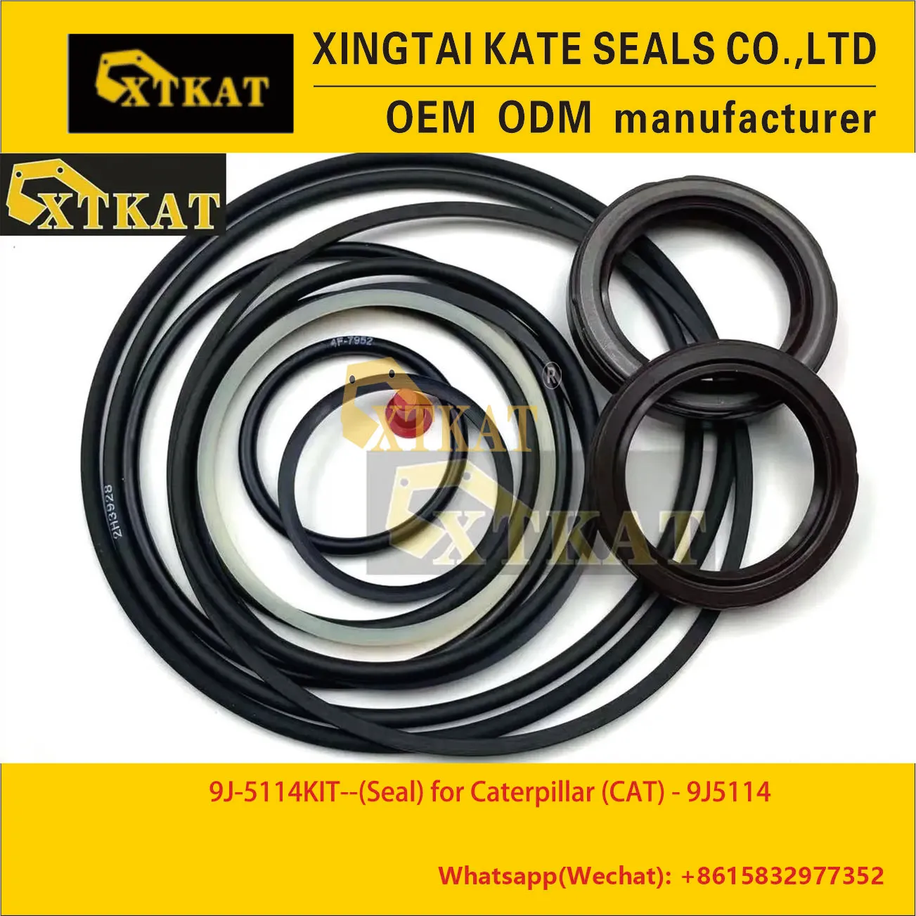 XTKAT OEM 9J-5114 Gasket Kit for Caterpillar Hydraulic Cylinders