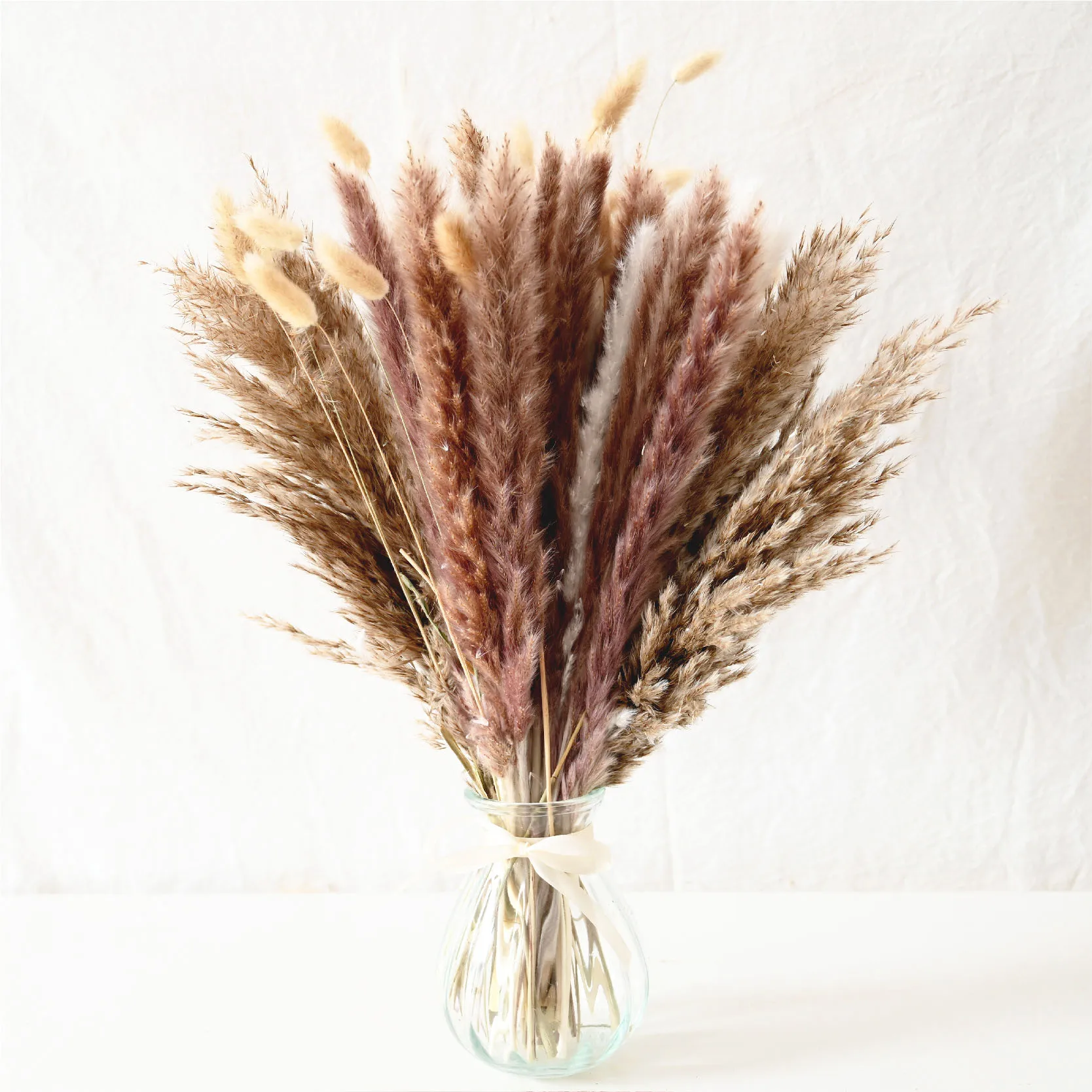 Dried Flower Bouquet Dried Flower Arrangements Natural Pampas Grass ...
