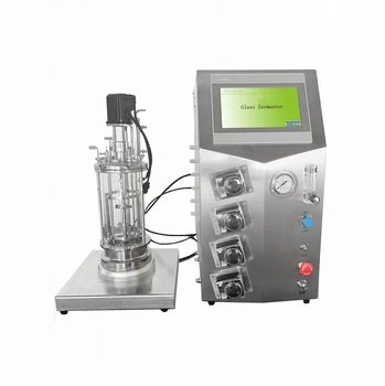 Glass Fermentor/Bioreactor Lab bioreactor