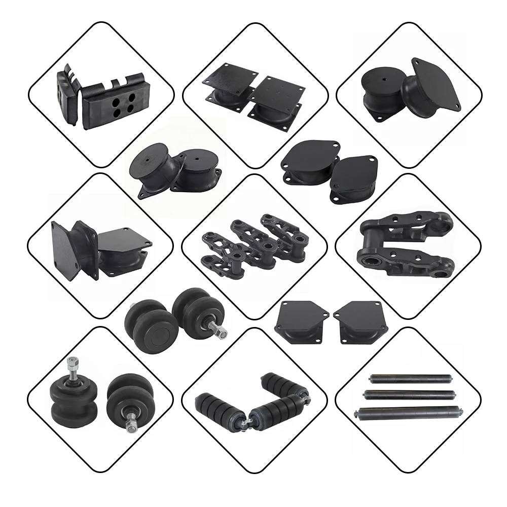 Natural Rubber Anti-Vibration Mount Roller Shock Absorber Lh202-3 Black High Quality Buffer Silent Block for Hydraulic Machinery
