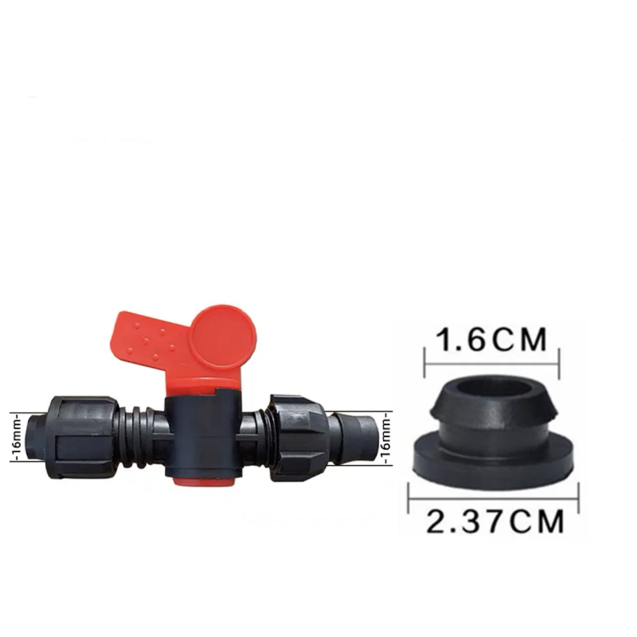 Watering Irrigation Agricultural Irrigation System Tools Multi-function Plug Hole Irrigation Pipe Fittings PE Pipe I-piece Plug