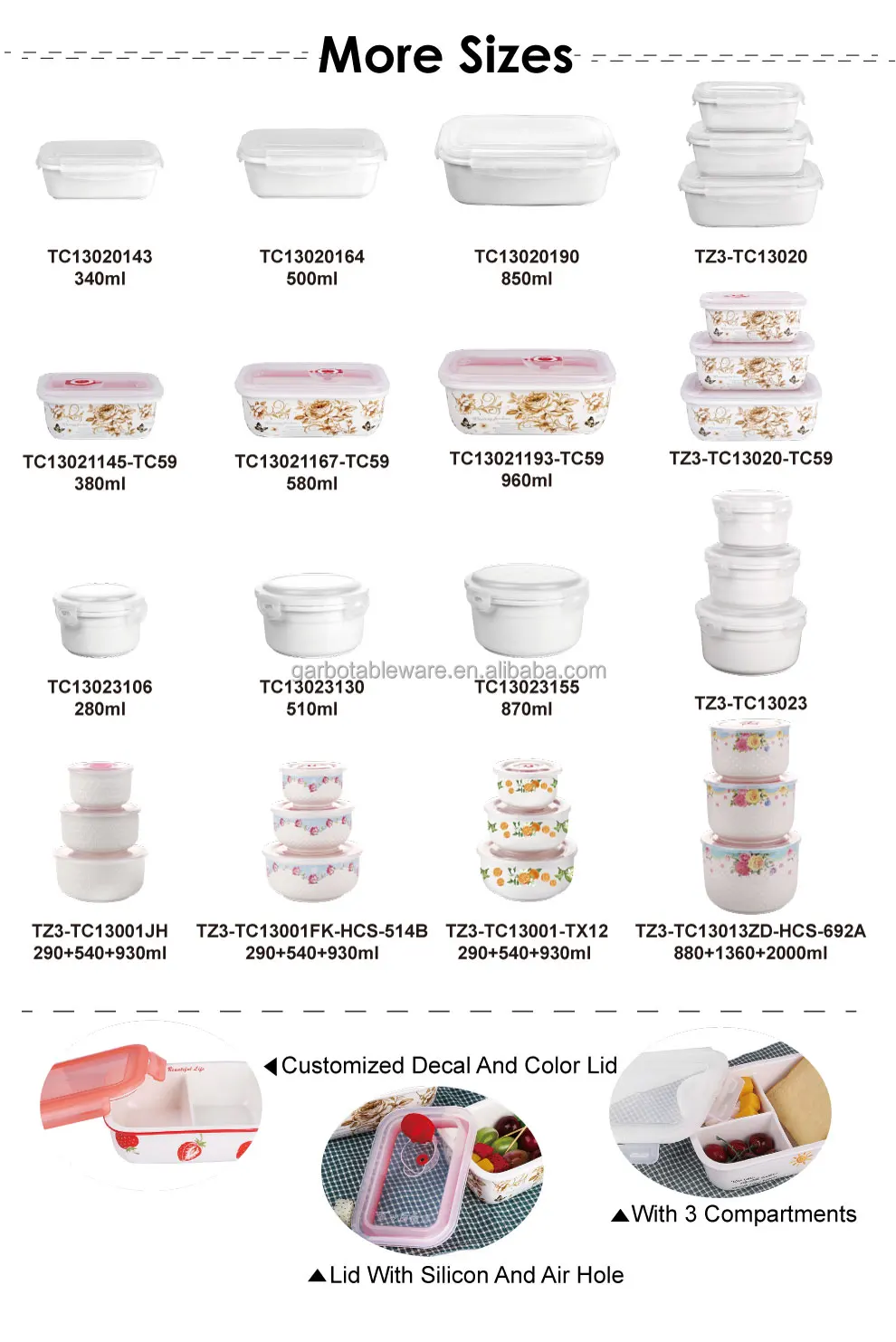 Ceramic Food Storage Container » THE LEADING GLOBAL SUPPLIER IN