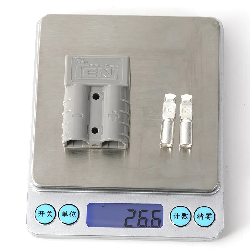 SE50 50A 6/8/10 AWG Gray Connector Anderson style 2 Pin High Current Electric Power Quick Battery Connector Plug for Forklift