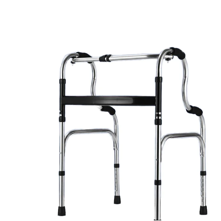 Factory Direct Sale Foldable Aluminum Alloy Walker with Wheels Walking Aids for the Disabled Direct From the Source factory